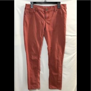 Maurices Light Red Jeans Large